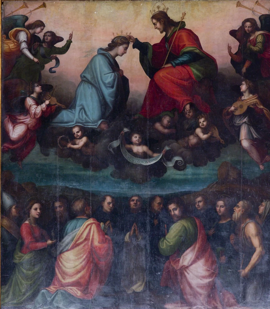 Incoronazione di Maria Vergine - Chiesa di S. Maria della Quercia , Viterbo
